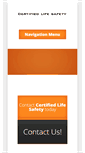 Mobile Screenshot of certifiedlifesafety.com